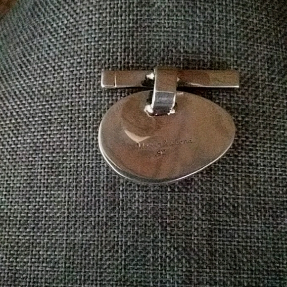 Native American Navajo Turquoise Pendant - Picture 4 of 6